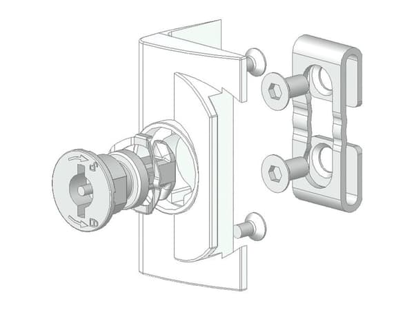 Siemens 8PQ9400-0BA40 #####Double-bit lock 1 stk