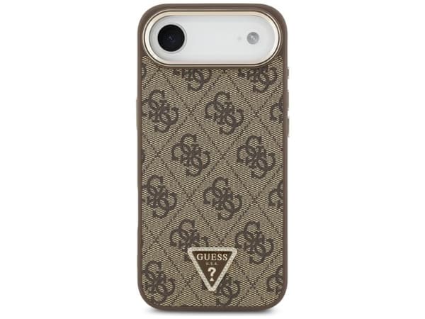 Guess 4G Triangle Logo MagSafe-etu til iPhone Air, brun/gull