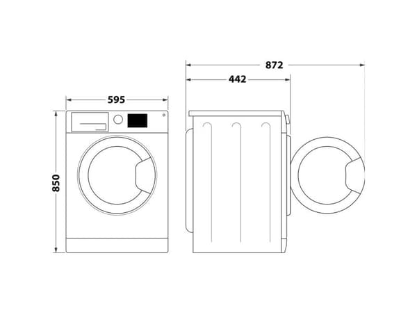 Whirlpool WRSB 7259 BB EU -pyykinpesukone