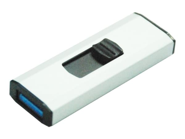 MediaRange - USB flash-enhet - 256 GB - USB 3.0 - svart, silver