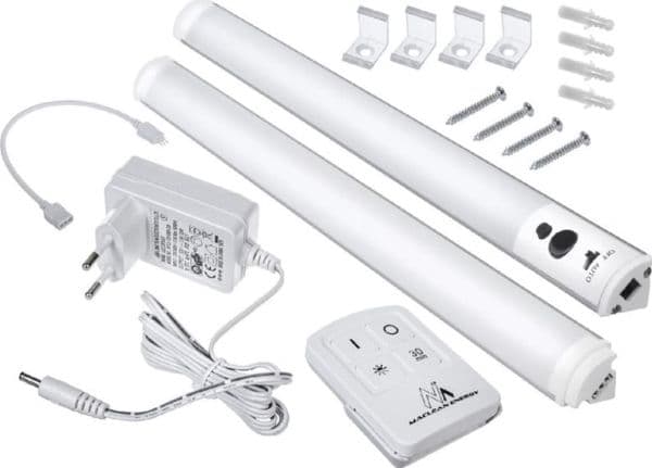 Maclean MCE245 LED linjear armatur – set med 2 moduler och fjärrkontroll