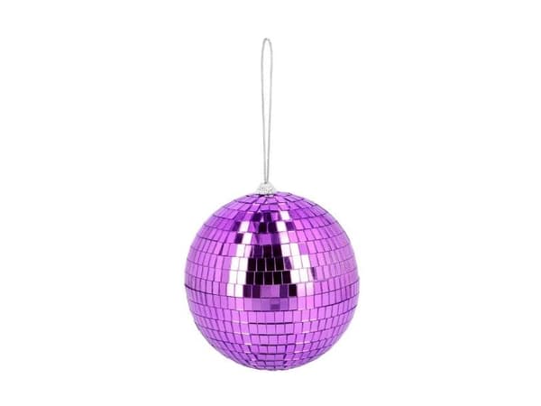 Lila discoboll, 15 cm