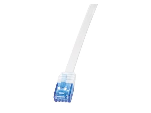 LogiLink platt patchkabel RJ45 U/UTP Cat5e 15.00m vit