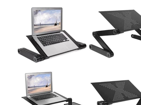 Laptopbord Easy Sort, sammenklappelig