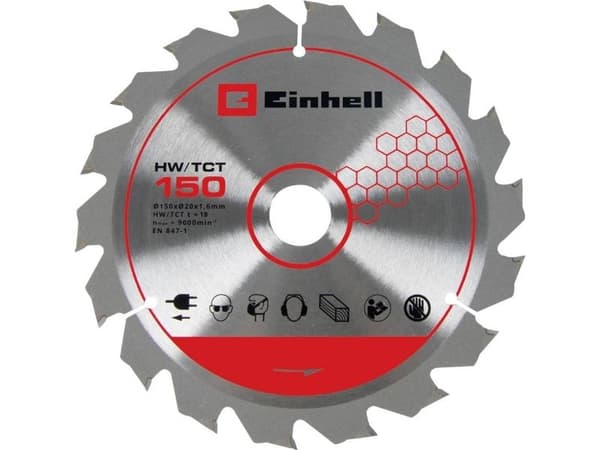 Einhell TCT SAWBL.M-THIN 150x20 18T Sahanterä 150 mm