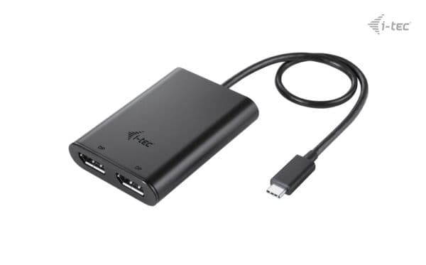 i-Tec - Dokkingstasjon - USB-C / USB4 / Thunderbolt 3 / Thunderbolt 4 - 2 x DP - Europa