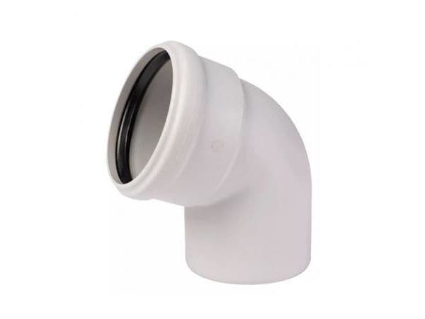 Ljuddämpande böj 58 mm 67 grader