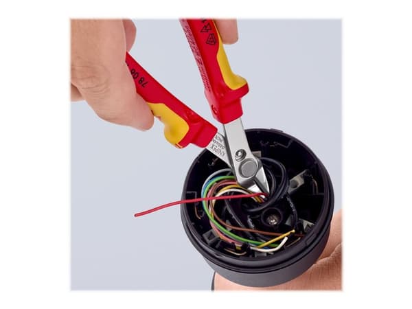 KNIPEX Electronic Super Knips - Precision cutter - isolert - shear cut