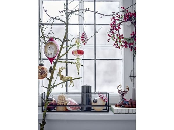 Bloomingville Glory lysestake, brun, polyresin