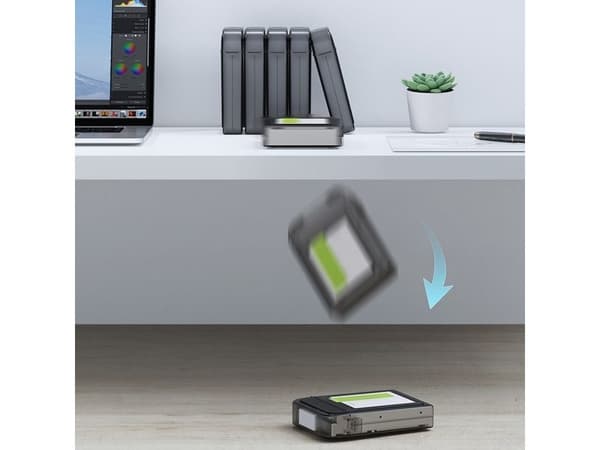 Orico PPH-25 skyddsfodral 2,5" diskbox - halvgennomsynlig, grå