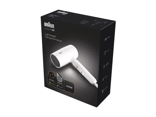 Braun Braun HD 2.1 hvit hårføner