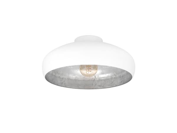 EGLO MOGANO LOFT E27 Ø400 VIT/SILVER