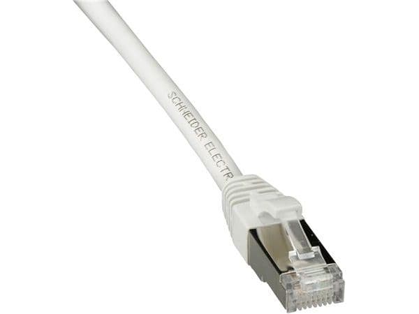 LAURITZ KNUDSEN patchkabel Actassi® kat 6A S/FTP 28AWG 0,5 m vit LSZH