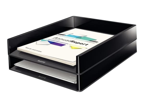 Leitz Duo Colour - Brevbakke - for A4 - svart