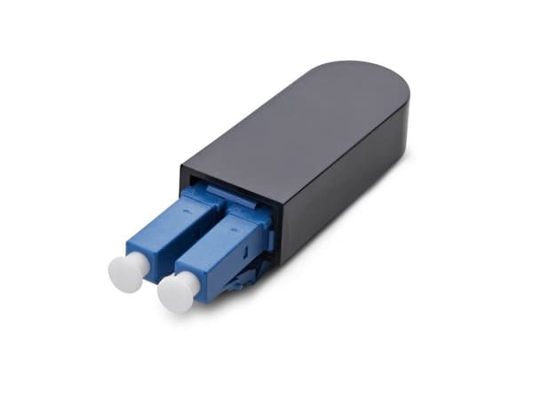 Startech - Loopback-adapter - TAA-kompatibel - LC/UPC enkelläge (hane) - fiberoptisk - duplex - 9 / 125 mikrometer - OS1/OS2 - blå