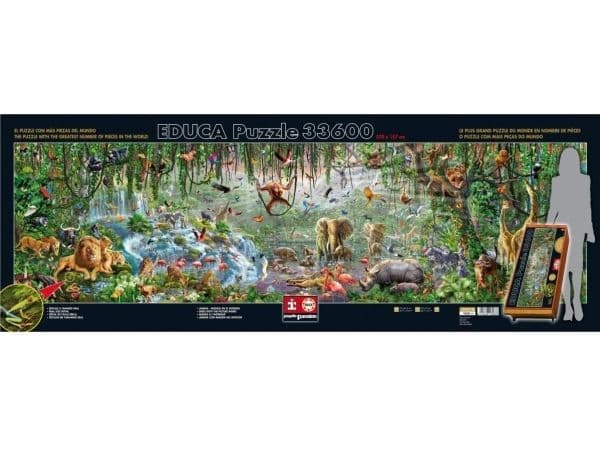 Educa Wildlife 33600 brikker