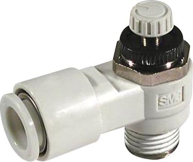 SMC PNEUMATIK RÖRVENTIL 1/8" Ø6 Typ: AS2201F-01-06S