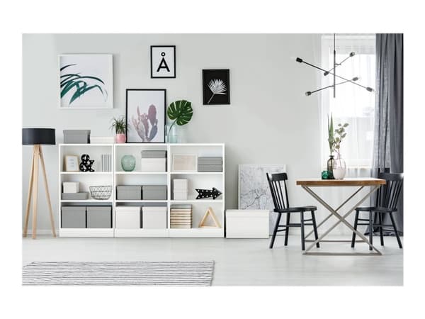 Esselte Home - Förvaringsbox - large - grå (paket om 3)