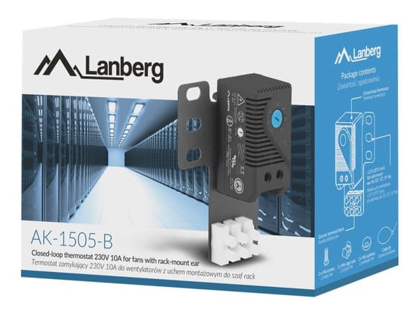 Lanberg - Termostat - svart