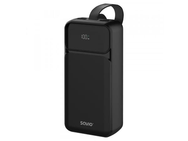 Savio BA-10, 10000 mAh, musta