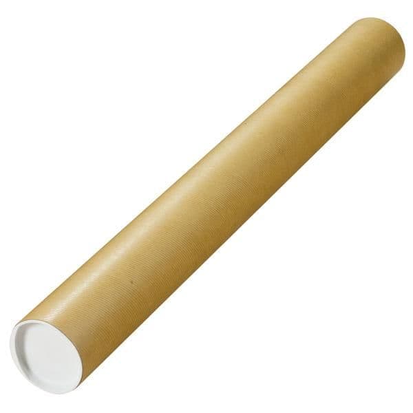Papperspapper med 2 sträckor 80 x 750 mm brun