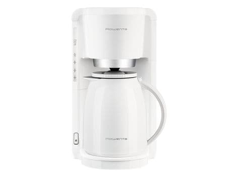Rowenta CT3801 - Kaffemaskin - 12 kopper - vit/rustfrit stål