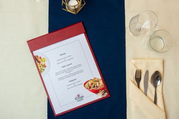 MENU-clipboard Classic A4 med magnetklämma, röd