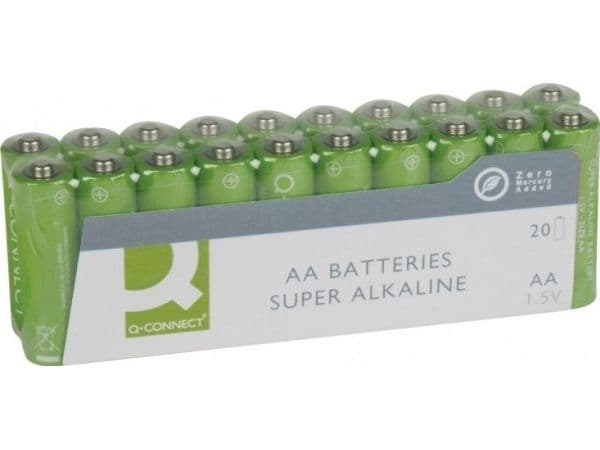 Q-Connect AA/R6-batteri 20 st