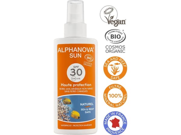 Alphanova Alphanova Sun Bio Solskyddsspray, SPF30, 125g