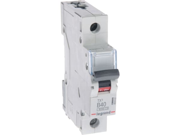 Legrand TX3, Dvärgbrytare, Typ B, IP20, 240 - 415 V
