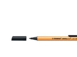 STABILO GREENpoint, Sort, Sort, Oransje, Plast, Rund, Fiber, 0,8 mm
