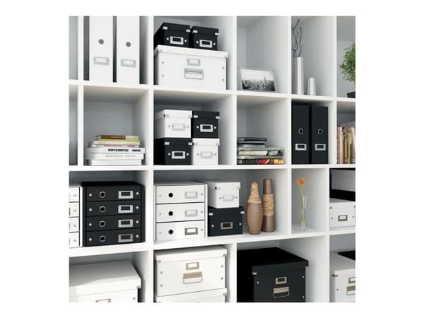 Leitz Click & Store Cube Medium - Lagerboks - svart