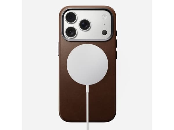 Nomad Traditional Leather Case, Etui, Apple, iPhone 17 Pro, 16 cm (6.3"), Brun