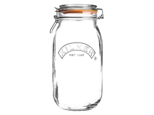 Glasburk rund CLIP TOP 1,5L / Kilner