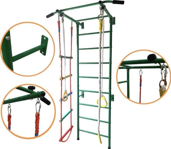 Master gymnastikkstige for barn med tilbehør Ribs 5