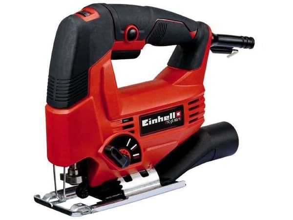 Einhell TC-JS 80/1, Sort, Rød, 45°, 3000 spm, 8 cm, 1000 spm, 1 cm