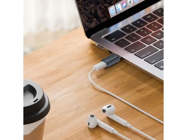 USB-adapter Tech-Protect UltraBoost Audio Lightning - USB-C silver (5906302372508)
