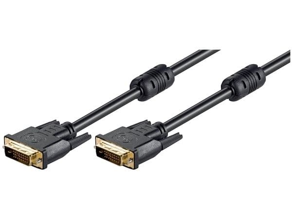 Goobay 93109, 10 m, DVI-D, DVI-D, Hankjønn, Hankjønn, Sort