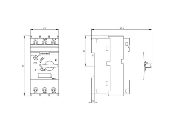 Siemens 3RV2421-1BA10, IP20