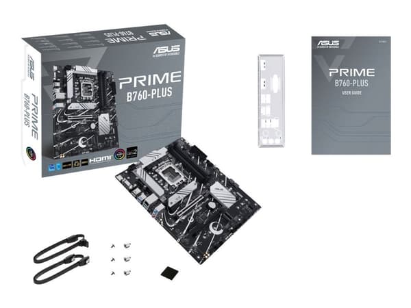 ASUS PRIME B760-PLUS, Intel, LGA 1700, Intel® Celeron®, Intel® Core™ i3, Intel® Core™ i5, Intel® Core™ i7, Intel® Core™ i9,..., LGA 1700, DDR5-SDRA...