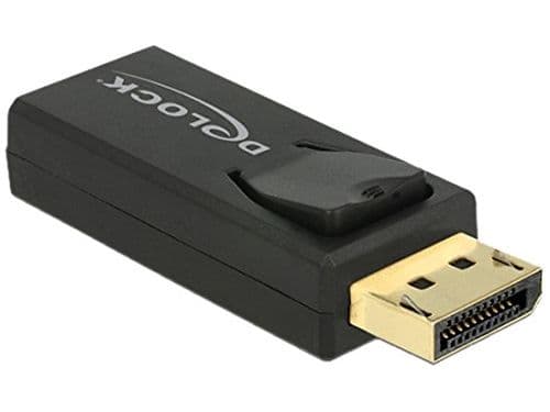 DeLOCK 65573, Displayport 1.2, HDMI, Musta