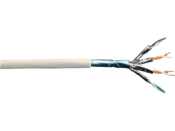 CommScope NETCONNECT CS44Z3 - Bulkkabel - 500 m - F/FTP - CAT 6a - halogenfri, fast - vit
