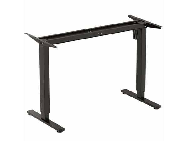 LogiLink Electrically height-adjustable desk frame, 1 motor, 700–1120 mm, black