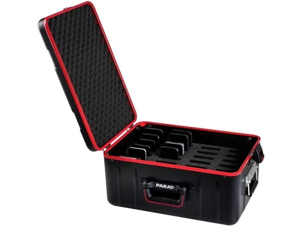 Parat PARAPROJECT® Case Mobile ACTIVE lade- og administrasjonssystem 28 oppbevaringsrom