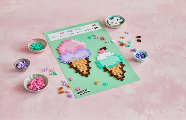 Plus-Plus Puzzle By Number Ice Cream Cones 250pcs