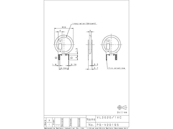 Panasonic VL2020-1VCE