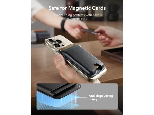 ESR HaloLock magnetic wallet (black)