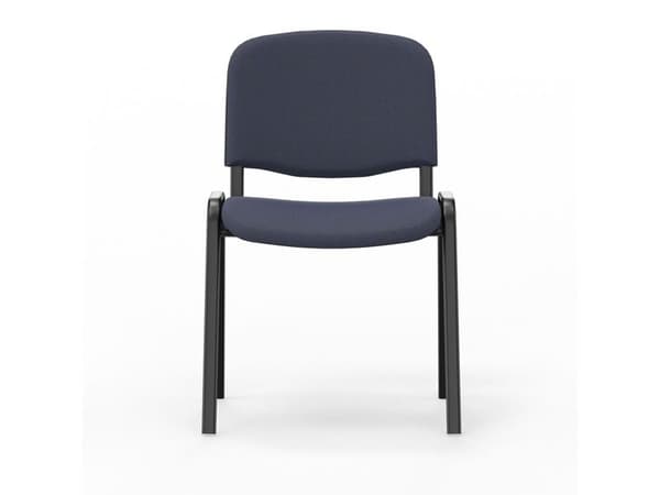 Iso stol, mörkblå med svarta stolben