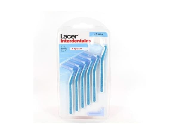 Lacer Interdental Angular Cylindrical Conical Brush 6 Units