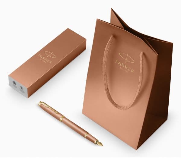 Parker IM Writing Rituals, Orange, mässing, Lack, Presentask, 1 styck